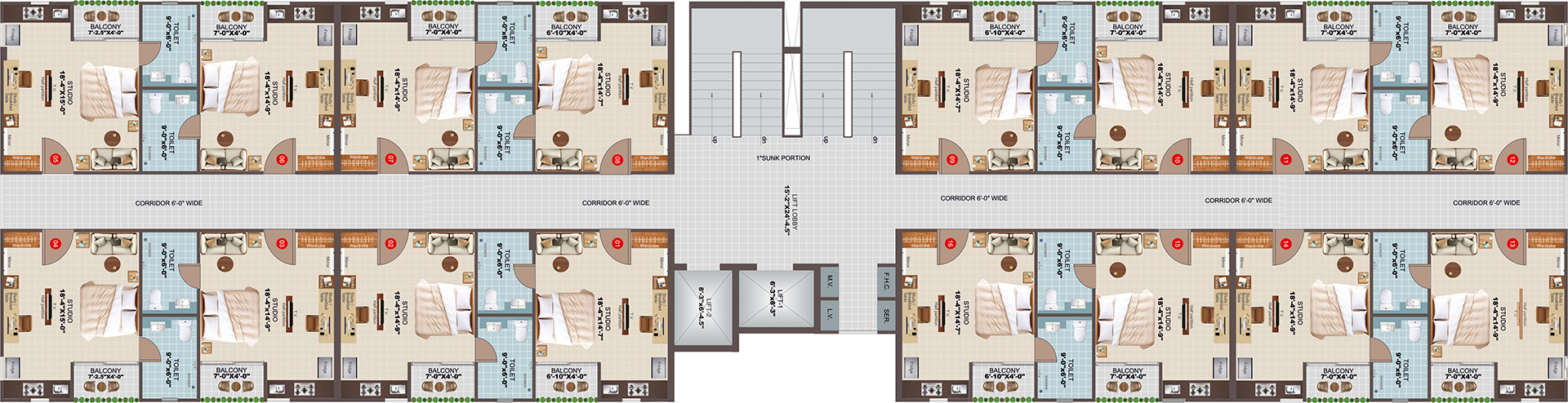 Typical Floor Plan